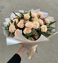 Букет Кремовые розы Латте в Краснодаре