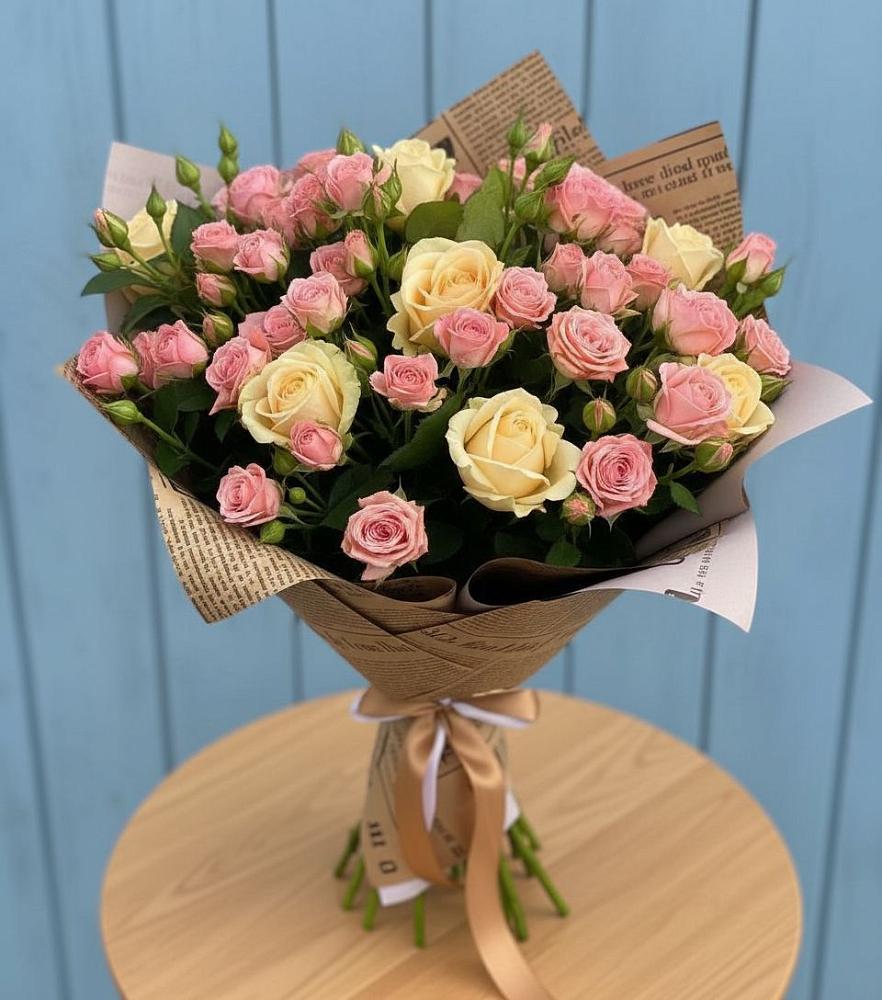 Букет цветов из: Розы в Краснодаре