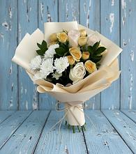 Букет цветов из:  Розы и Хризантемы #REPLACE_PRED# Краснодаре