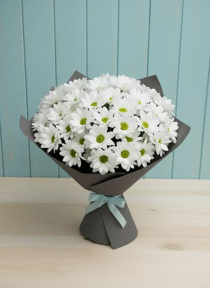 Букет цветов из: Хризантемы в Краснодаре